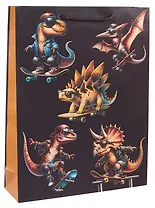 Пакет А3 42,5*33*10 "Динозаврики" дет., бум.мат.ламинат