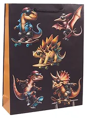 Пакет А3 42,5*33*10 "Динозаврики" дет., бум.мат.ламинат