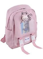 Рюкзак "Cat" розовый, со значком