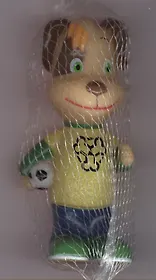 Игрушка для купания Дружок (16R) (174422) (Играем вместе) (пищалка) (0,6+) (сетка)