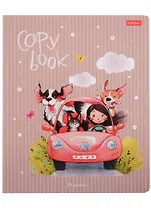 Тетрадь в клетку Hatber, "Вместе весело", 24 листа, в ассортименте