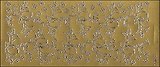 Контурные наклейки Листья и цветы (190800) (лист) (зол.) (10х23см)