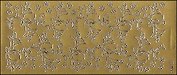 Контурные наклейки Листья и цветы (190800) (лист) (зол.) (10х23см)
