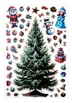 Наклейки объемные 170х290  (Наряжай-КА 2)