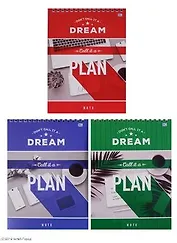 Блокнот А5 80 листов клетка "Мой план"