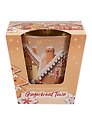 Ароматизированная свеча в стакане Пряничный городок (Gingerbread Town) (115г) (подарочная упаковка)