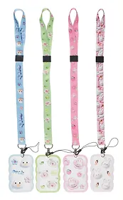 Бейдж "Cute animals", вертикальный, с лентой, в ассортименте