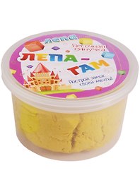 Лепа-Гам желтый (00-00000585) (0,2 кг) (Лепа Песочная тянучка) (3+) (банка)