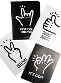 Записная книжка «Sign» А6, 24 листа в клетку, сшивка, Languo, в ассортименте - 0