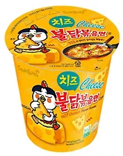 Лапша Samyang BULDAK со вкусом курицы и сыра  Hot Chicken Cheese, банка, 70г