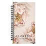 Записная книжка 94*174 100л кл. "Peony", персиковый, тв.переплет, спираль