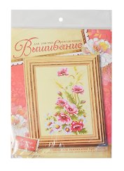 Набор для вышивания крестиком Полевые цветы (518776) (20х28см) (упаковка)