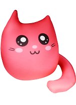 Игрушка-антистресс Котик 3 розовый (27х23) (ПТ- 4300842215)