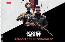 Альбом для рисования «Atomic Heart» Hatber А4, 30 листов, спираль