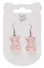 Сережки Мишки мармеладные розовые перламутровые (2шт) (пластик) (12-48782-202405-AC12) (Lafilaf) - 1