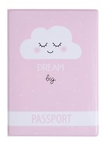 Обложка для паспорта Dream big (Облачко) (ПВХ бокс) (ОП2018-193)