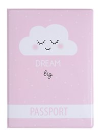 Обложка для паспорта Dream big (Облачко) (ПВХ бокс) (ОП2018-193)