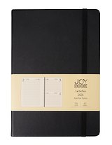 Ежедневник датированный 2026 год, А5, 176 листов, "Joy Book", черный агат