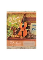 Дневник для муз.школ  "МУЗ.ИНСТРУМЕНТЫ.4" 7БЦ, мат.ламин., выб.лак, Unnika