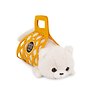Мягкая игрушка Кот Барсик в сумке (35см) (белый) (2/34) (B1000/35)