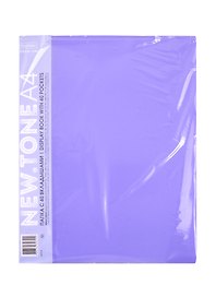 Папка с файлами «NEWtone pastel» А4, 40 файлов, в ассортименте, Hatber