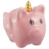 Мини-Копилка в подарочной упаковке Свинка (керамика) (9х7,5)  (ПВХ бокс) (12-07069-Y003)