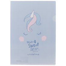Папка -уголок «Pastel Unicorn» А4, в ассортименте