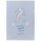 Папка-уголок «Pastel unicorn», А4