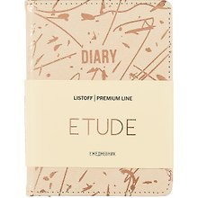Ежедневник недатированный «Etude №1» А6, коричневый, 152 листа, экокожа, Listoff