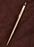 Ручка подарочная шариковая синяя, Jotter Premium West End Brushed Gold, Parker - 1