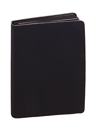 Ежедневник недатированный «Soft Touch» А6, чёрный, 136 листов, экокожа, Listoff