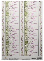 Декупажная карта Лаванда (бордюр) (HY501210) (21х30см)