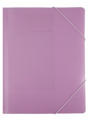 Папка на резинке A4 "Gems" розовый, пластик 0,5мм