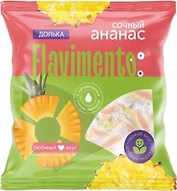 Конфеты жевательные Flavimento Ананас (долька) с добавлением натурального сока, 100г
