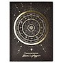 Ежедневник недат. астрологический А5 144л "КОЛЕСО ЗОДИАКА" тв.переплет, мат.ламинация, тисн.фольгой