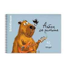 Альбом для рисования «Happy Capy» Erich Krause А4, 40 листов, спираль