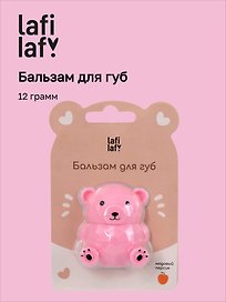 Бальзам для губ «Мишка», персик, Lafilaf