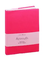 Ежедневник недат. А5 96л Azimuth.1 малиновый, съемн.обл., иск.кожа