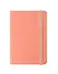 Записная книжка А7 80л лин. "Joy Book. Персиковый пух" иск.кожа, тонир.блок, скругл.углы, ляссе, резинка, карман на задн.форзаце - 0