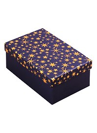 Коробка подарочная Ночные звезды 19*12,5*8см, картон