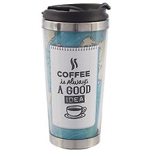 Термостакан Coffee на карте мира (350мл)