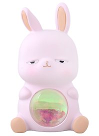 Светильник LED Кролик (розовый) (пластик) (12х10)