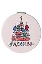 Зеркало мягкое "ХВБ, рисунок" (Москва) (7см) (320-19-D5)