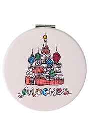 Зеркало мягкое "ХВБ, рисунок" (Москва) (7см) (320-19-D5)