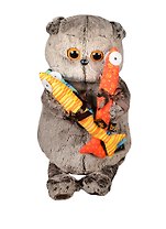 Игрушка мягкая Budi Basa, Басик и 3 цветных кильки 30см
