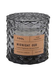 Свеча ароматическая в стакане с крышкой Midnight Oud (50г) (коробка) (12-EDENG-202505-HD15)