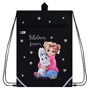 Мешок для сменной обуви "Девочка и зайка" 36 х 48 см, 1 отделение