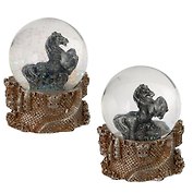 Фигурка декоративная в стеклянном шаре Лошадь, 2 варианта (7х7х8)