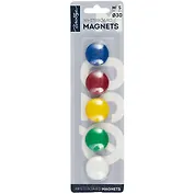 Магниты 5 штук, 30 мм, цветные