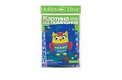 Набор для творчества, HOBBY TIME, Набор №2. Картина из помпонов Сова